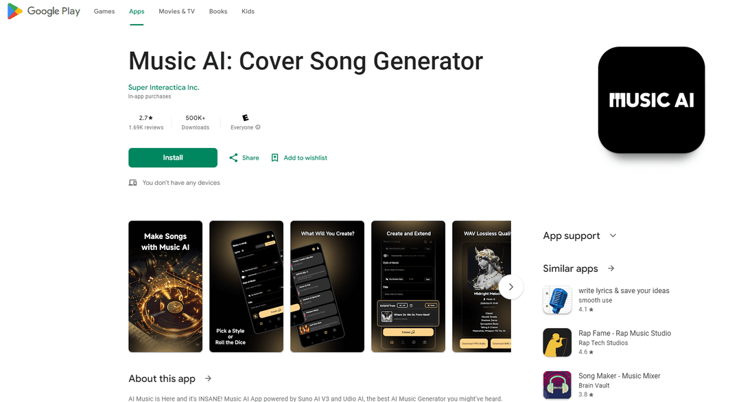 Music AI - Create Original Songs with AI
