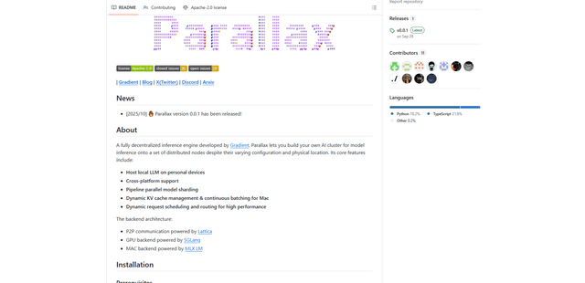 Parallax by Gradient