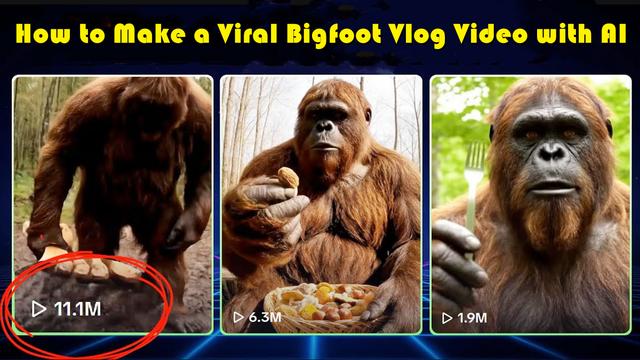 Cách tạo video Vlog Bigfoot lan truyền bằng AI: Hướng dẫn từng bước cho năm 2025