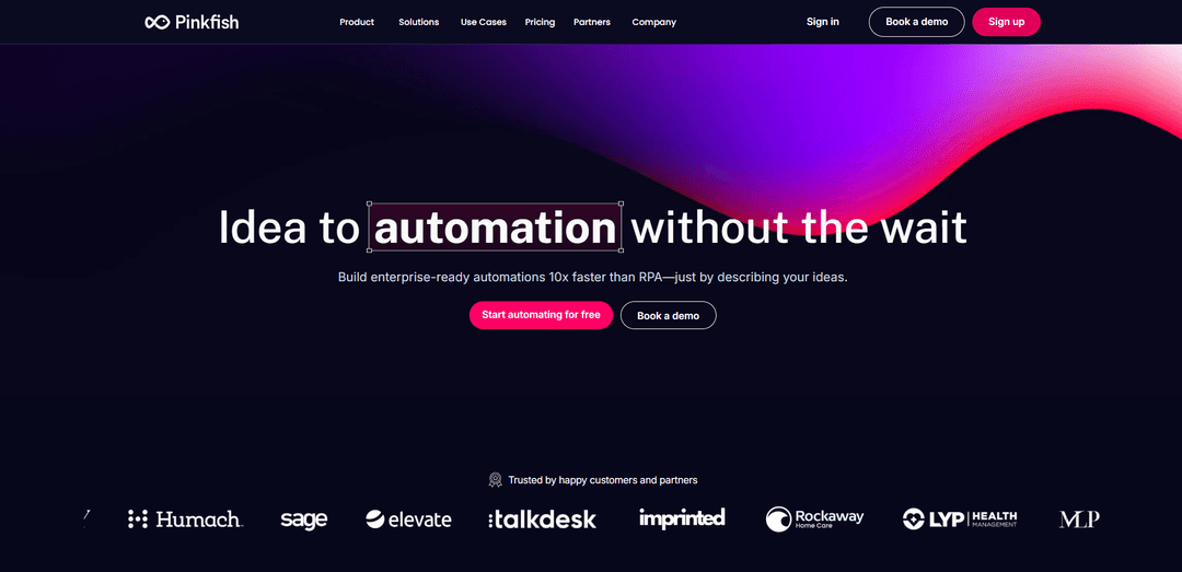 Pinkfish - Vibe Workflow Automation