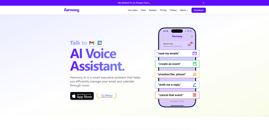 Harmony AI Voice Assistant