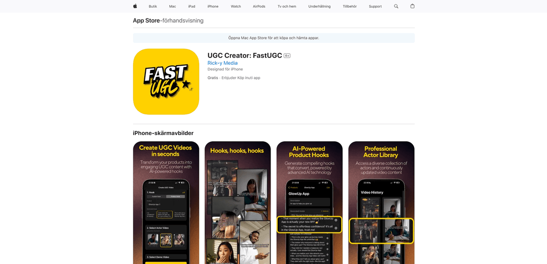 UGC Creator: FastUGC