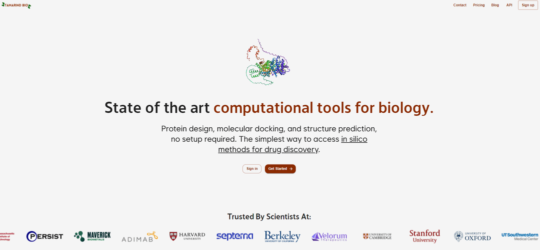 Tamarind Bio - No-Code Bioinformatics Platform