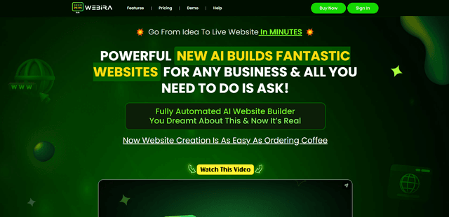 Webira - AI Website Creator