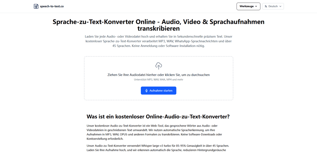 Speech to Text Converter Online