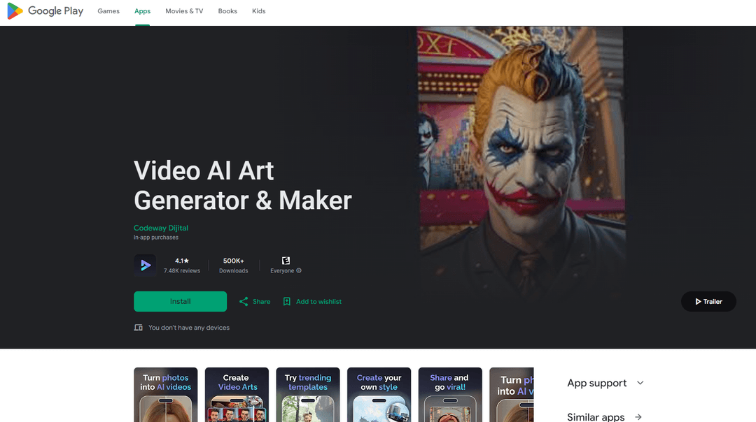 Video AI Art Generator & Maker - AI-Powered Video Creation