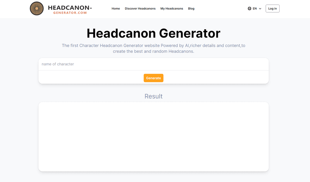 Headcanon Generator - AI-Powered Character Backstory Creator