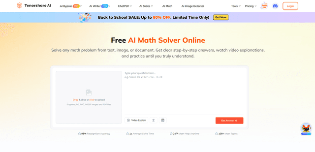 Tenorshare AI Math