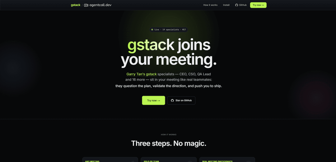 AI YC interview with Gstack agents