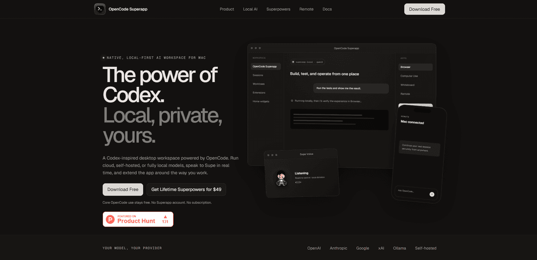 OpenCode Superapp