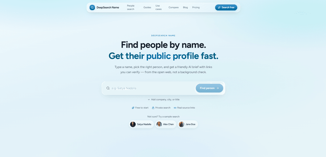 DeepSearch Name