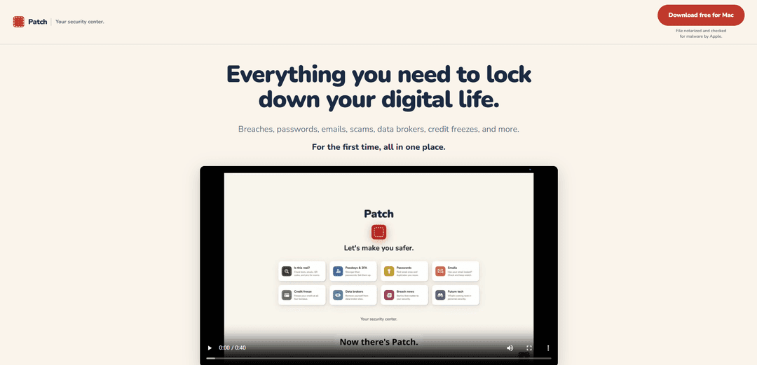 Patch — Your Security Center