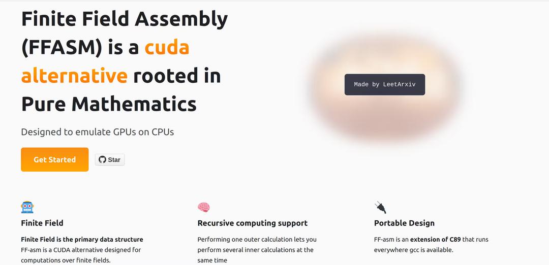 Finite Field Assembly:Emulate GPU on CPU