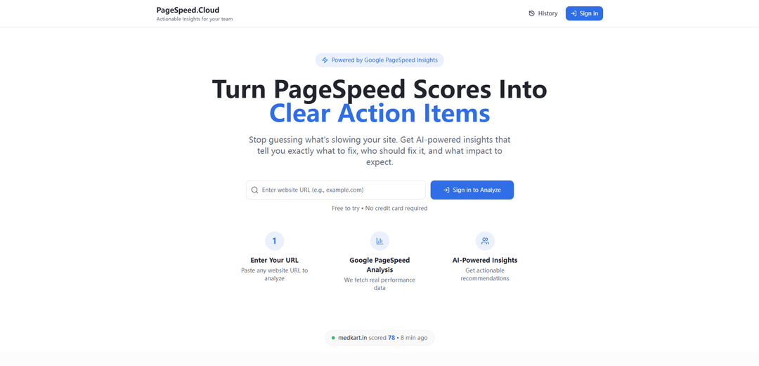 PageSpeed.cloud