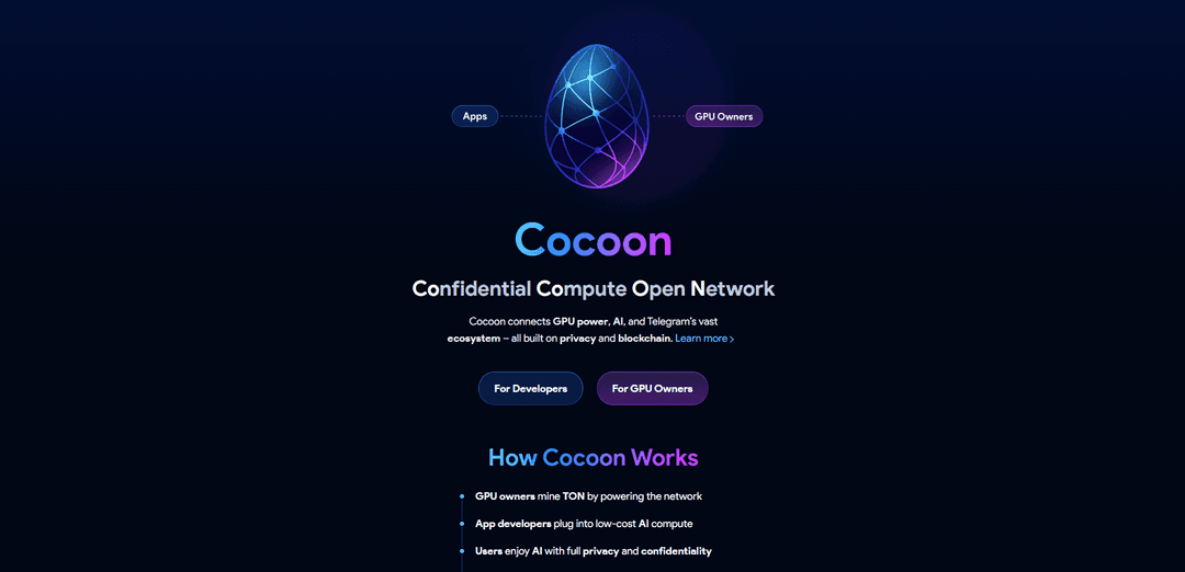 Cocoon by Telegram