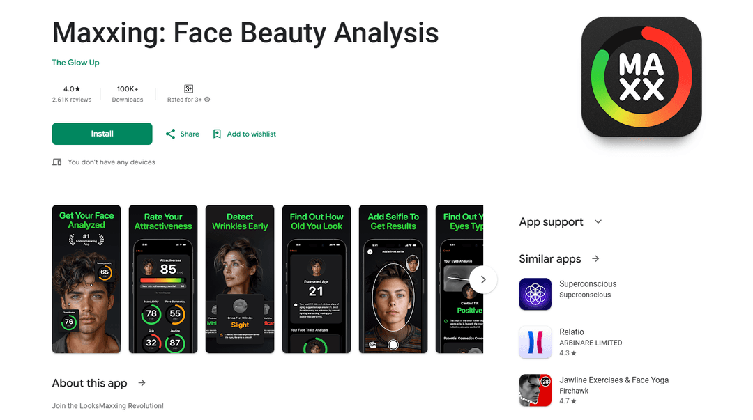 Maxxing: Face Beauty Analysis