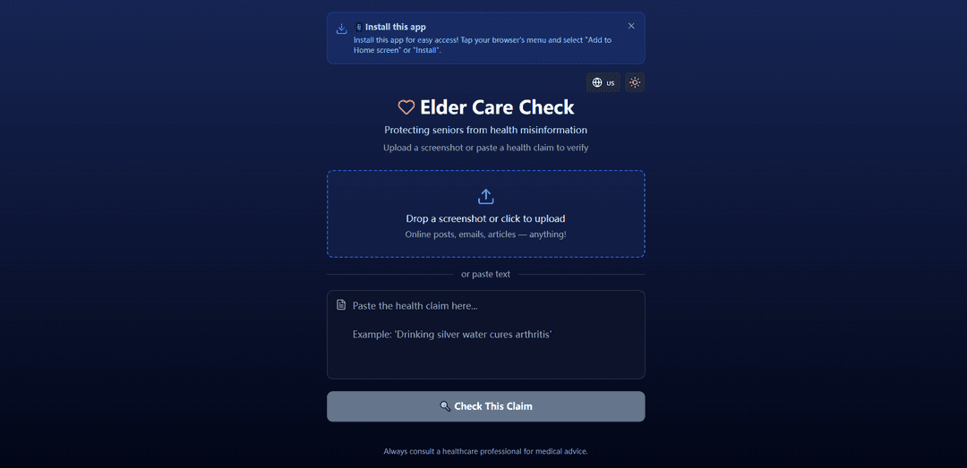 Elder Care Check
