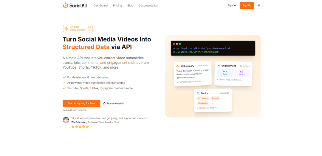 SocialKit API
