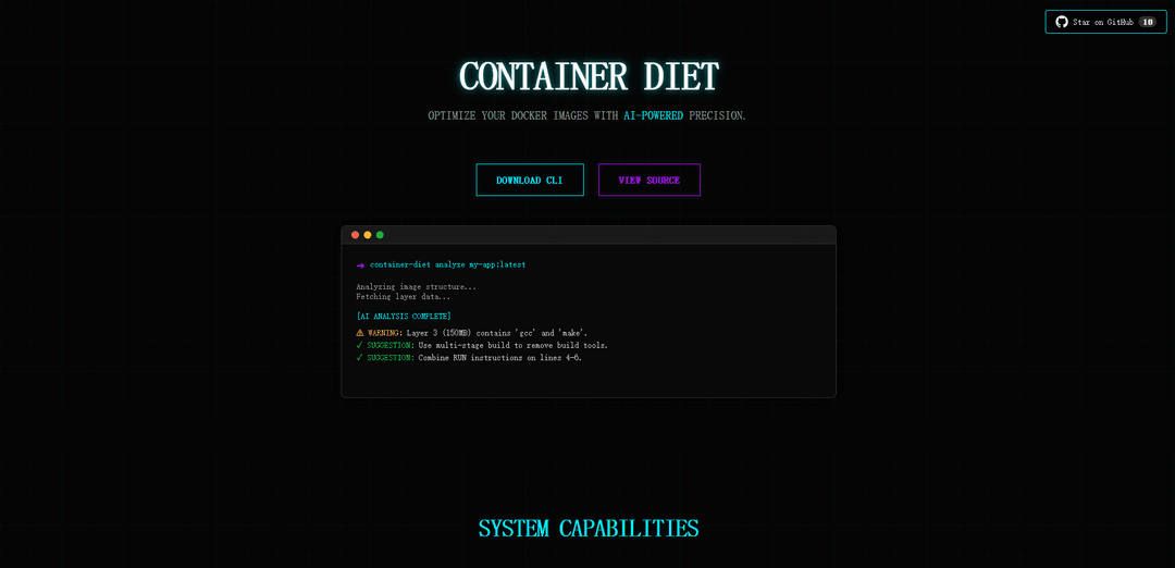 Container Diet