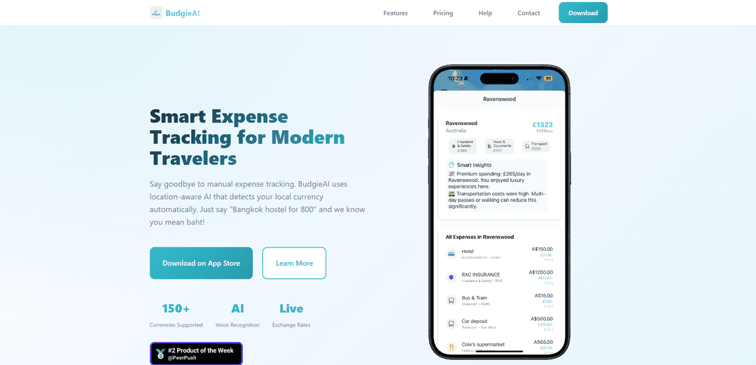 BudgieAI - Expense Tracker