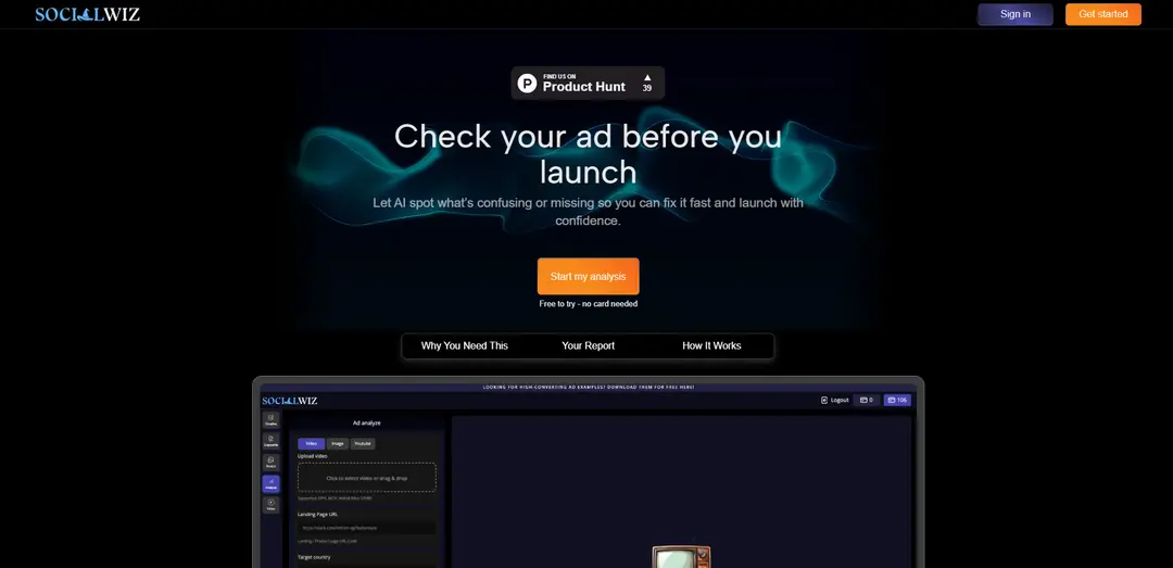 Socialwiz Ad Analyzer