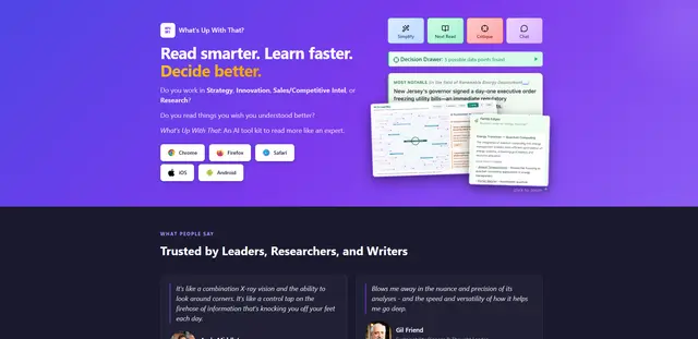 What's Up With That?