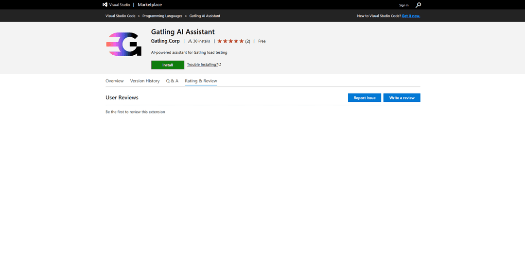 Gatling AI Assistant for VS Code