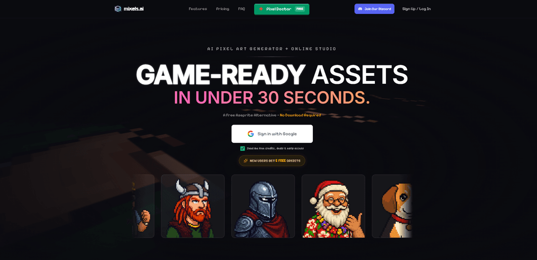 Mixels.ai | The AI Pixel Art Generator