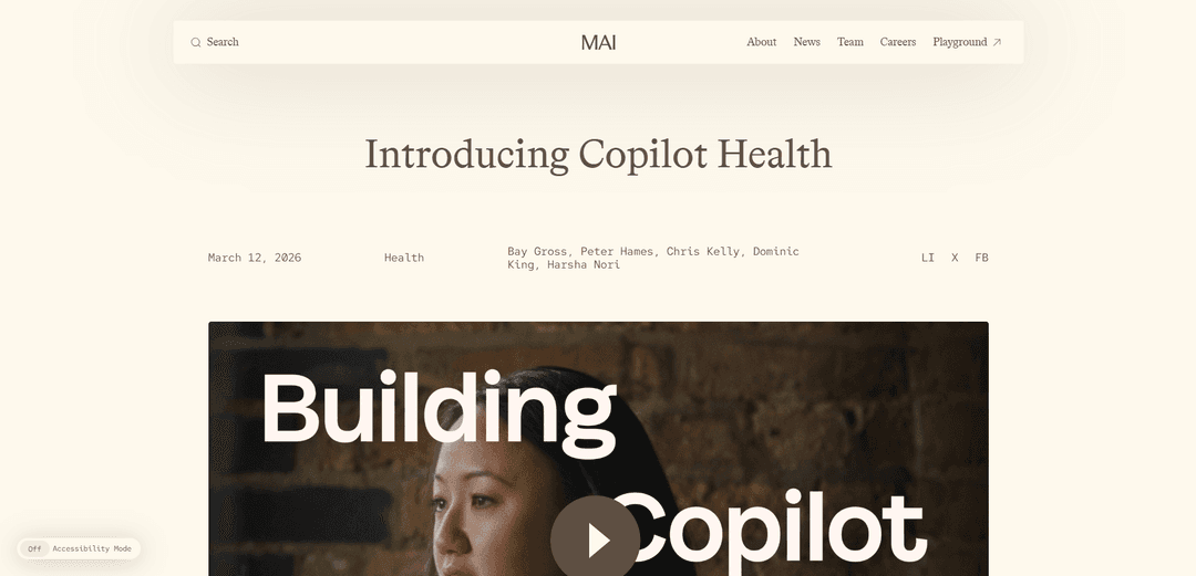 Microsoft Copilot Health