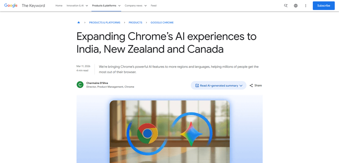 Google Gemini in Chrome