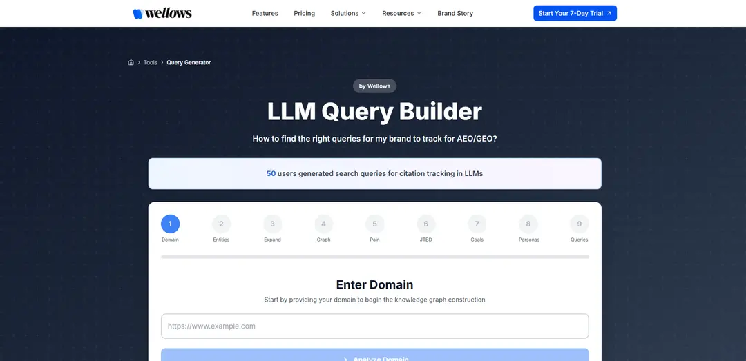 LLM Query Builder By Wellows