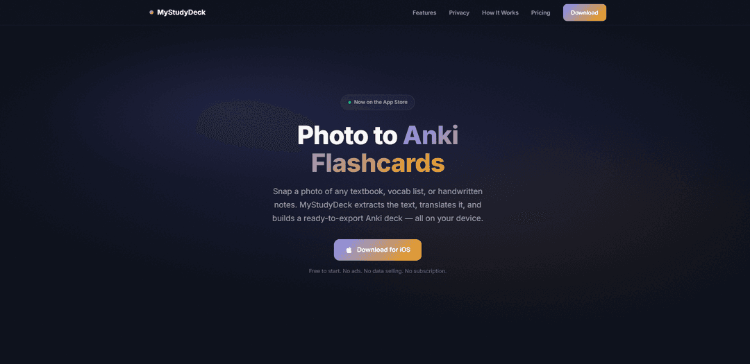 MyStudyDeck