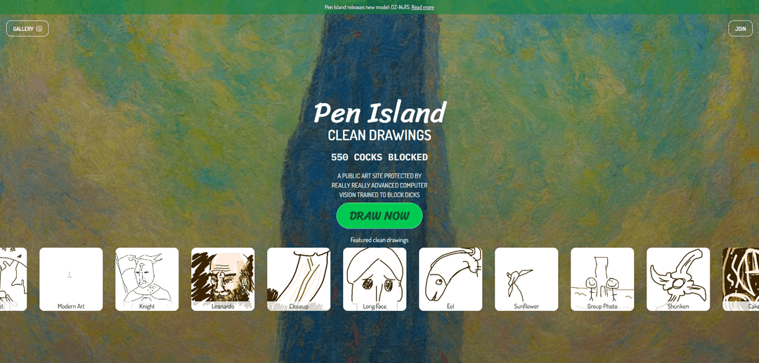 Pen Island: Clean Drawings