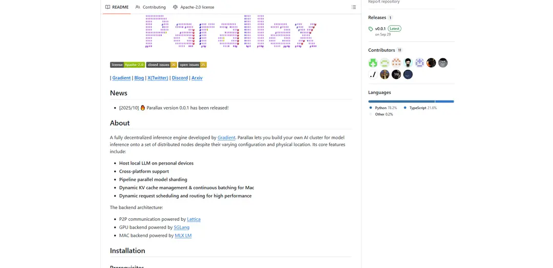 Parallax by Gradient