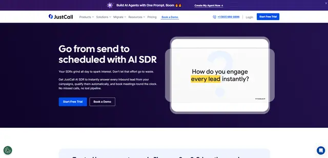 JustCall AI SDR