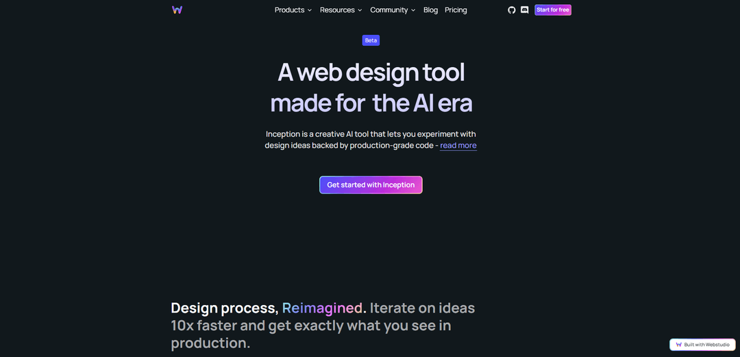 Webstudio Inception